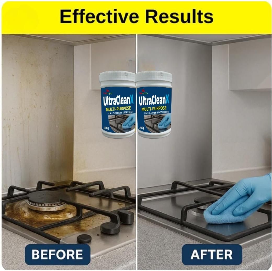 Ultra Clean X – All-Purpose Power Cleaning Soap (400g Pack of 2) | Removes Grease, Oil, and Tough Stains Instantly!