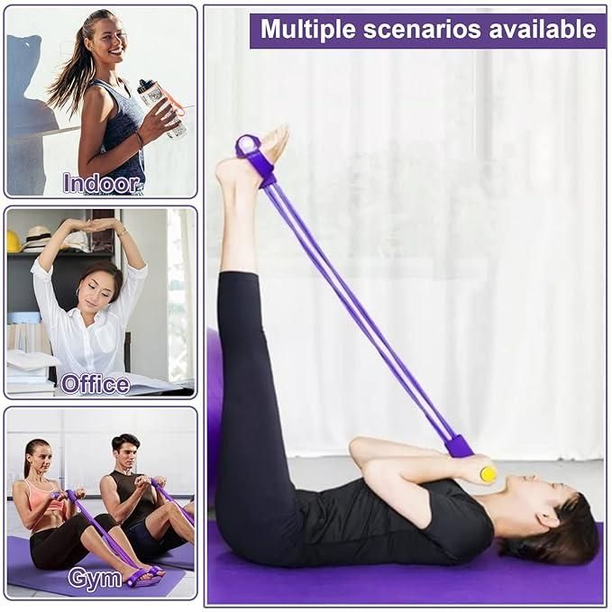 Yoga Pedal Puller Resistance Band – Full Body Workout Tool | Stretch, Tone & Strengthen Anywhere