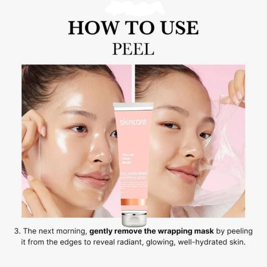 Collagen Night Wrapping Peel Off Mask Pack of 2 - All in one shop
