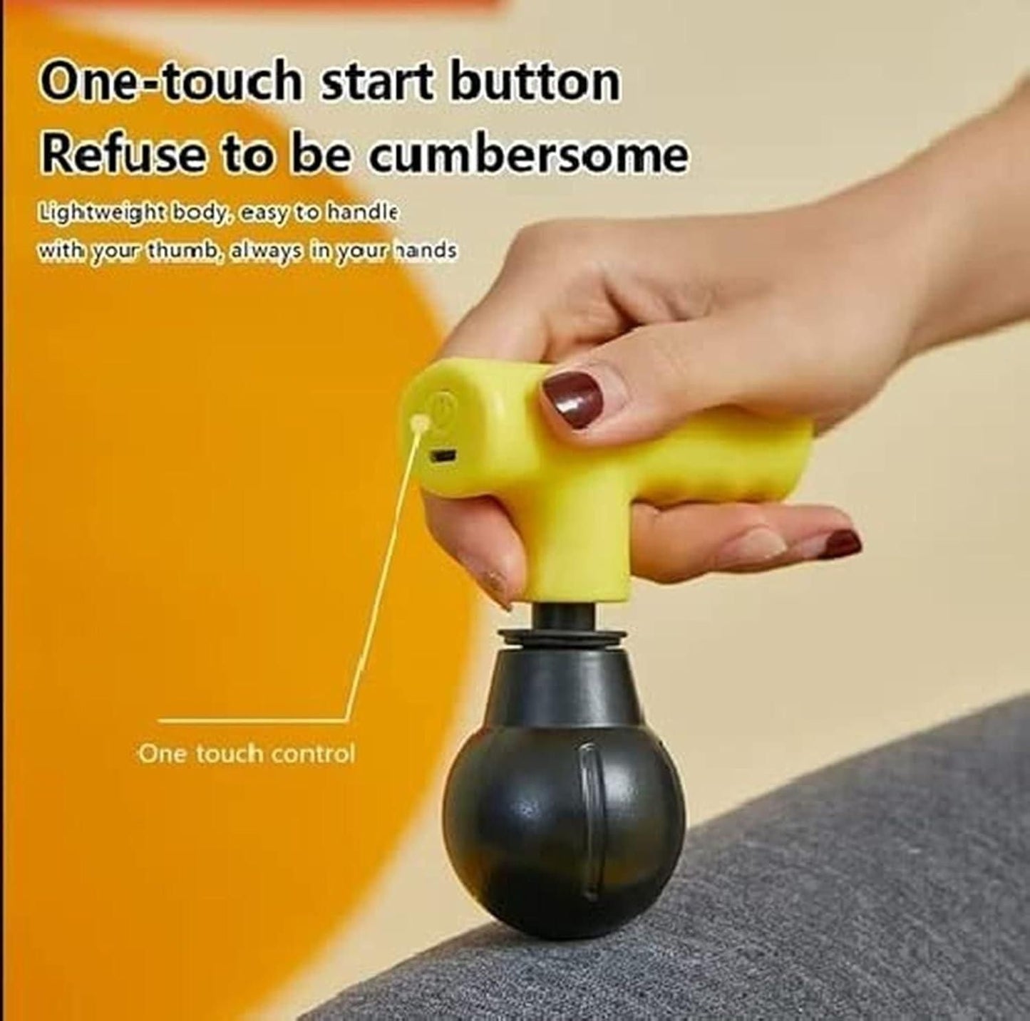 Mini Facial Gun™ – Deep Muscle Pain Relief & Relaxation Massager 💆♂️💆♀️