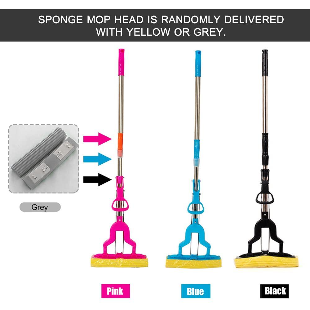 Multi-Purpose Folding Magic Sponge Mop – Quick Dry, Super Absorbent & Hands-Free Cleaning Solution 🧽✨