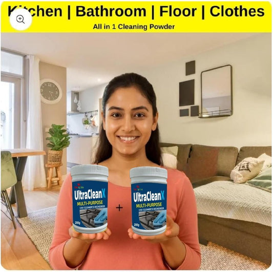 Ultra Clean X – All-Purpose Power Cleaning Soap (400g Pack of 2) | Removes Grease, Oil, and Tough Stains Instantly! - All in one shop