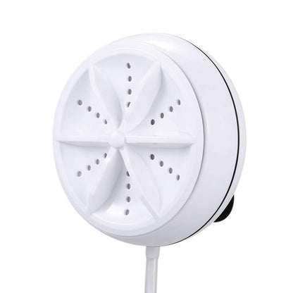2-in-1 Mini Washing Machine – Portable Ultrasonic Rotating Turbine Washer | Perfect for Travel, Small Clothes & Daily Use