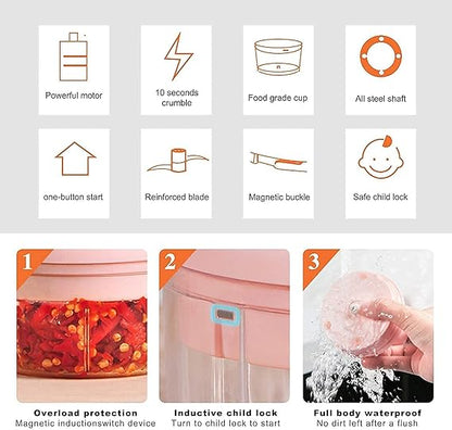 "Smart Kitchen Chopper - Electric Vegetable Cutter for Daily Cooking"