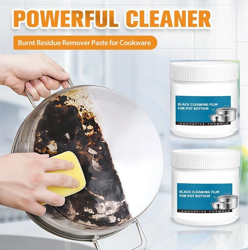Powerful Burnt Residue Remover Paste for Cookware 100gm Each  (Pack of 2) - All in one shop