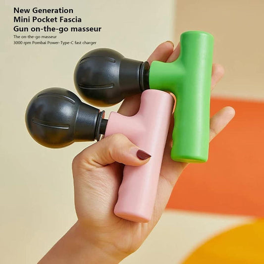 Mini Facial Gun™ – Deep Muscle Pain Relief & Relaxation Massager 💆‍♂️💆‍♀️
