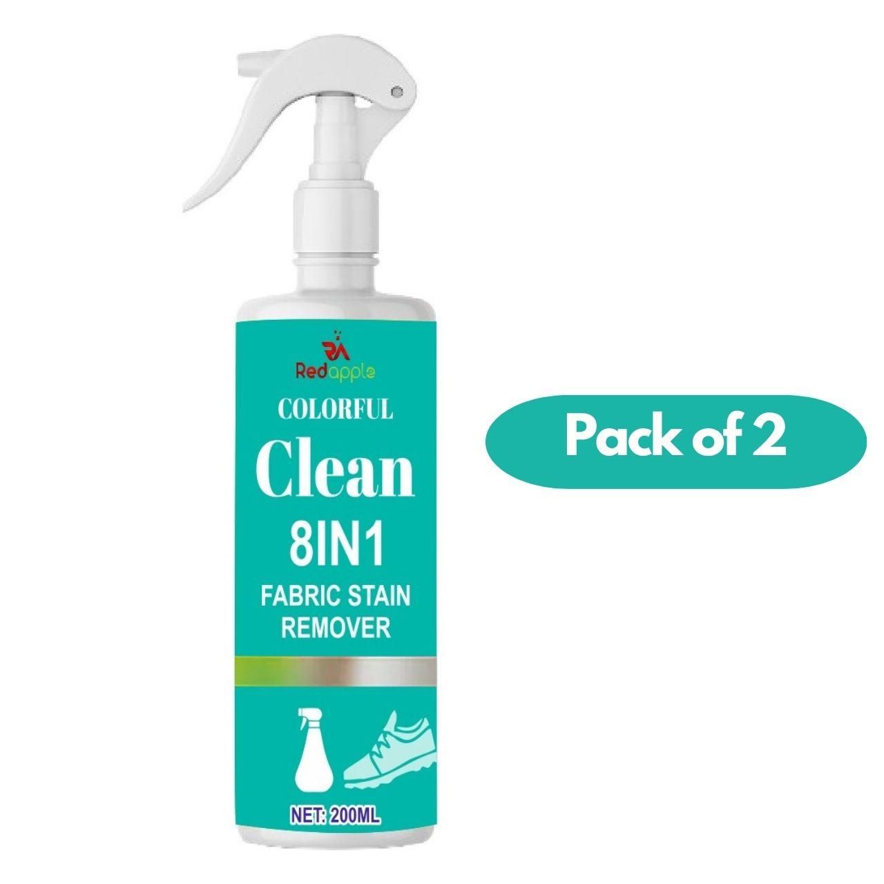 “Power Clean™ Fabric Stain Remover – Removes Tough Stains Instantly (Pack of 2)” 400ml