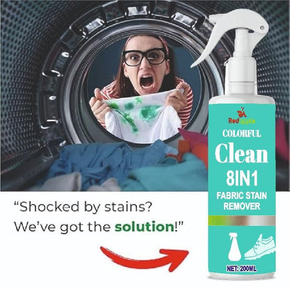 “Power Clean™ Fabric Stain Remover – Removes Tough Stains Instantly (Pack of 2)” 400ml