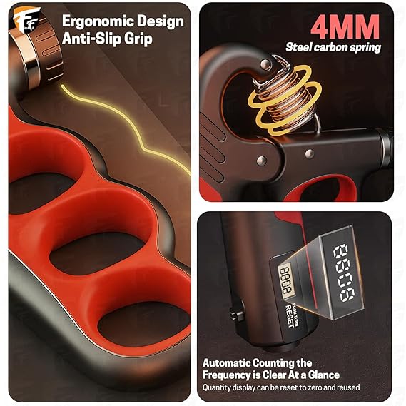 PowerGrip™ Adjustable Hand Strengthener 💪 (10 kg to 100 kg) - All in one shop