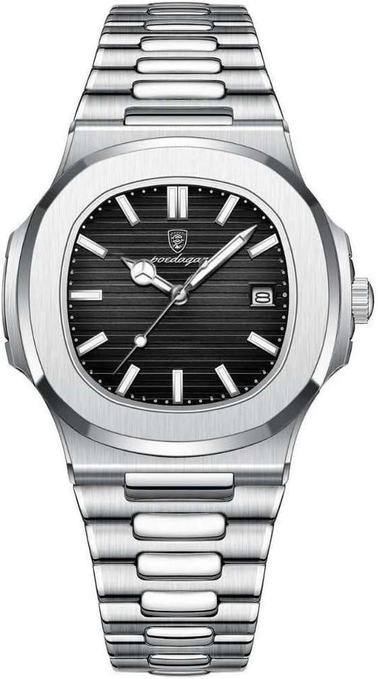 Luxury Stainless Steel Analog Watch for Men | Premium Look, Waterproof, Stylish & Durable Design