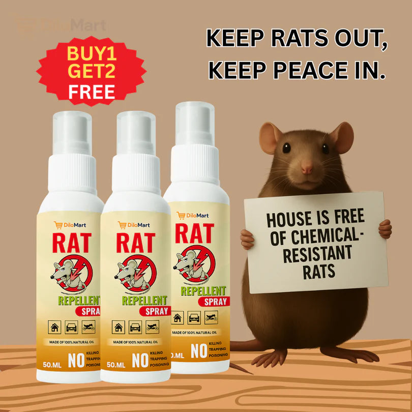 Rat Repellent Spreay 50ML (Pack of 3) - All in one shop