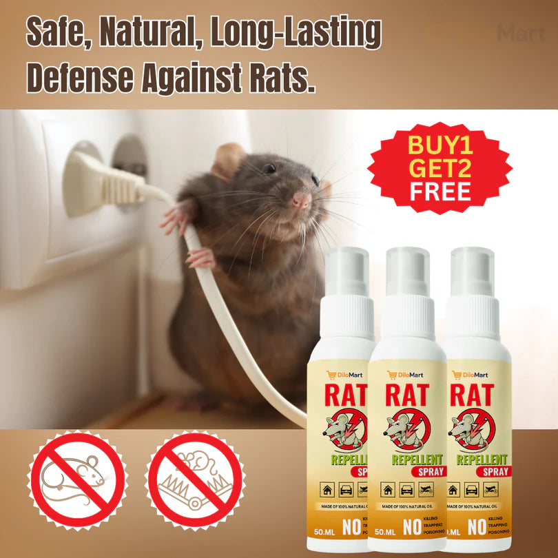 Rat Repellent Spreay 50ML (Pack of 3) - All in one shop