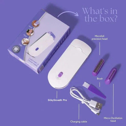 Finishing Touch Painless Hair Remover | Facial & Body Trimmer for Men & Women