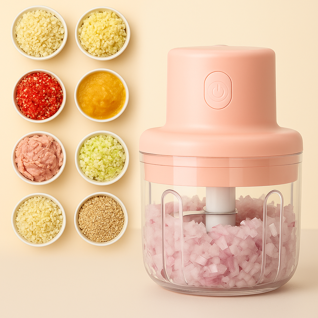 "Smart Kitchen Chopper - Electric Vegetable Cutter for Daily Cooking"