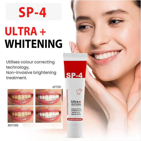 SP-4 Brightening Ultra Whitening & Stain Removing Toothpaste (PACK OF 2)